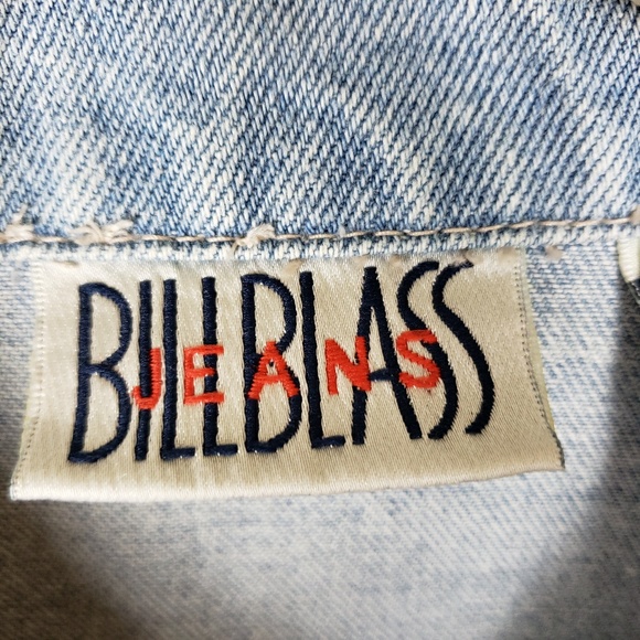 Vintage Bill Blass denim vest - Picture 2 of 4